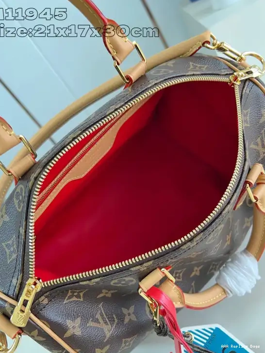 Aaa replica bags Soft 30 Vuitton Speedy Louis Crafty 0609